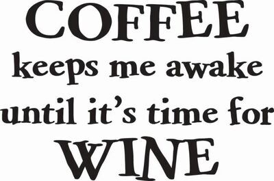 Hampton Art - Wooden Backed Rubber Stamp - COFFEE KEEPS ME AWAKE