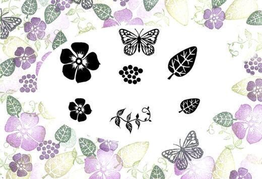 Card-io Majestix
 Stamp set - PRETTY IMPATIENS