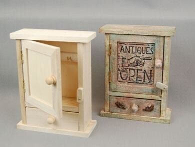 Wooden Key Cabinet