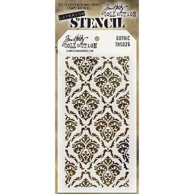 Tim Holtz Layering Stencil - GOTHIC