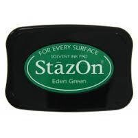 StazOn Ink Pad - EDEN GREEN
