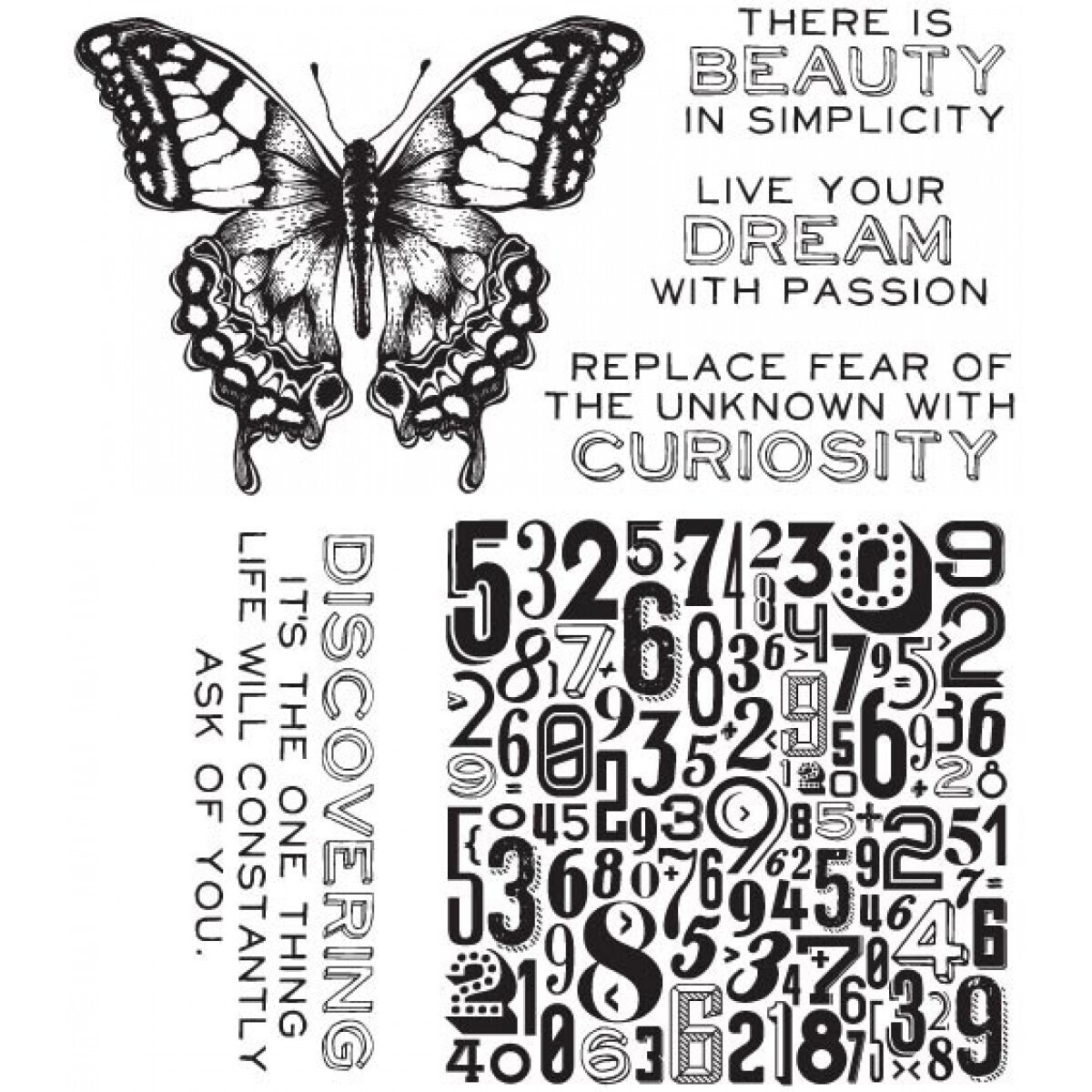 Tim Holtz Stamp set - PERSPECTIVE by Tim Holtz
