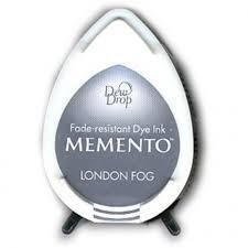 Memento Dew Drop Dye Ink Pads - LONDON FOG