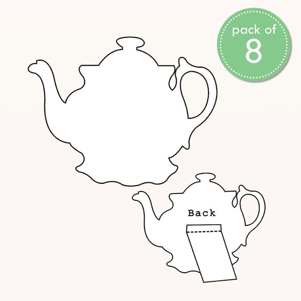 Craftwork Cards - Card &amp; Envelope Pack TEAPOTS