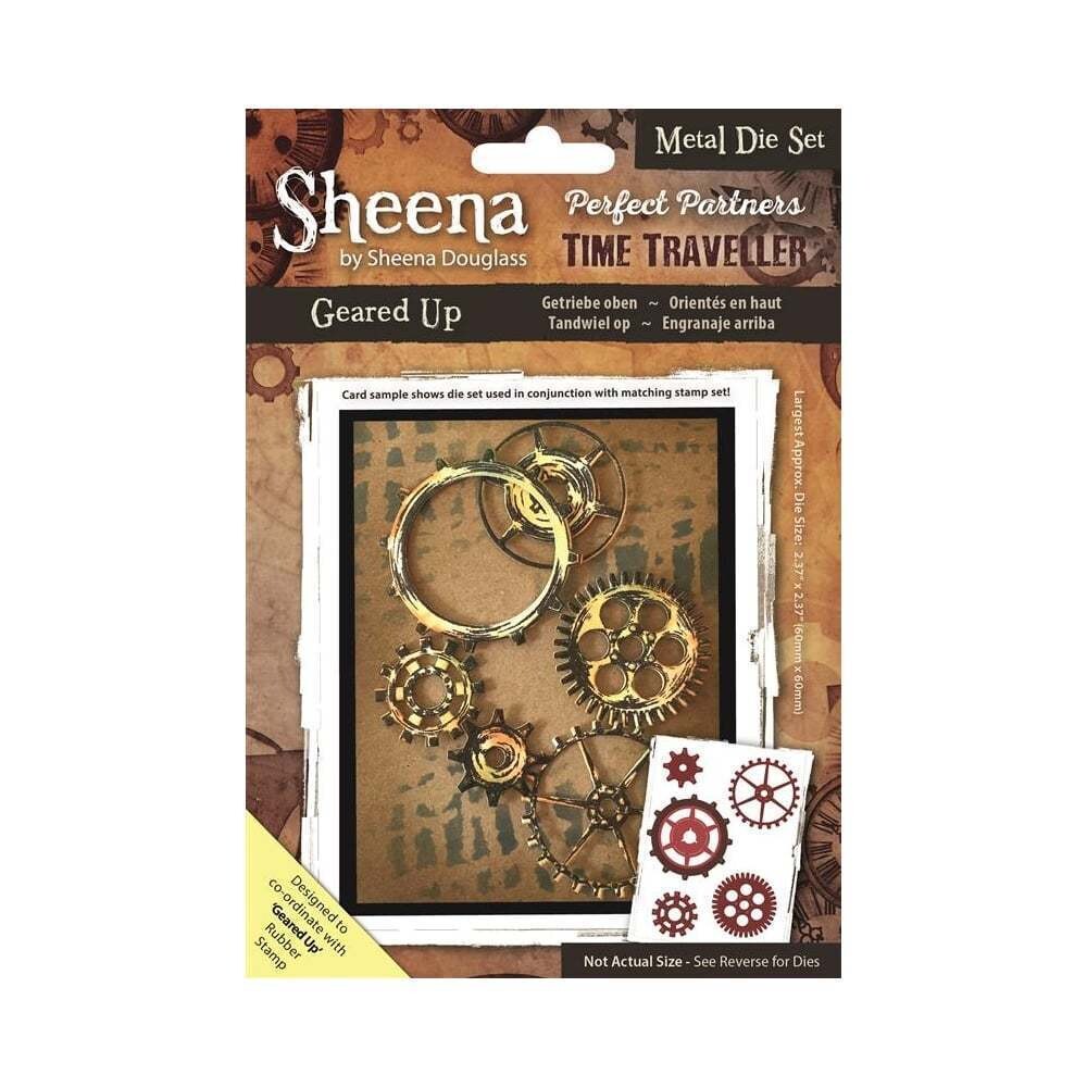 Sheena Douglass Time Traveller Die Set - GEARED UP