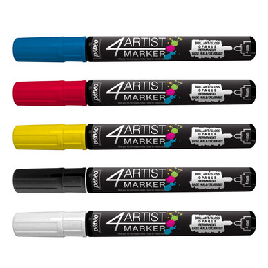 Pebeo 4Artist Markers - 4mm YELLOW