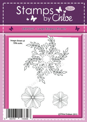 Stamps by Chloe SEPT027 Large Elegant Flower