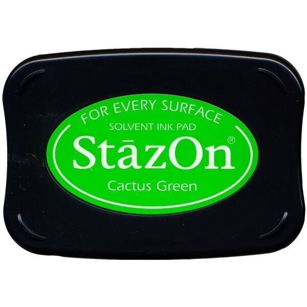 StazOn Ink Pad - CACTUS GREEN