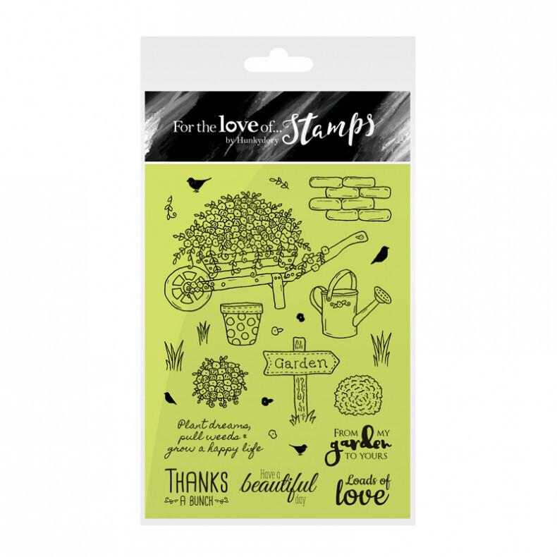 Hunkydory - &quot;For the Love of Stamps&quot; A6 Stamps - BARROW IN BLOOM