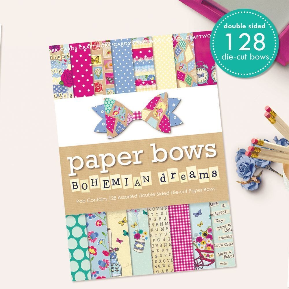 Craftworks Card Bows Paper Pad - BOHEMIAN