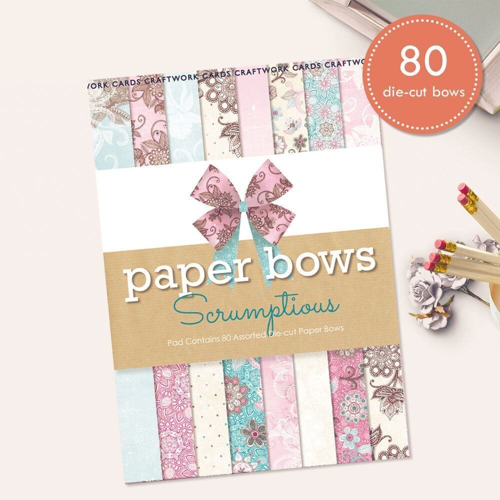 Craftworks Card Bows Paper Pad - SCRUMPTIOUS