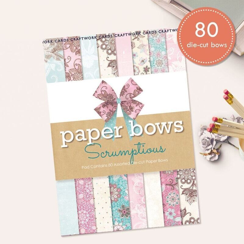Craftworks Card Bows Paper Pad - SCRUMPTIOUS