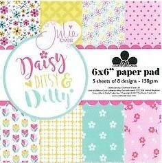 Craftwork Cards 6&quot; x 6&quot; Paper Pad - Daisy Ditsy &amp; Dolly
