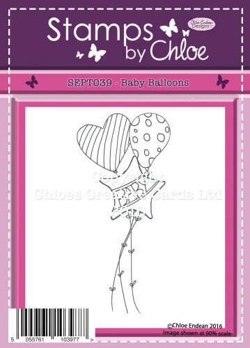 Stamps by Chloe SEPT039 BABY BALLOONS