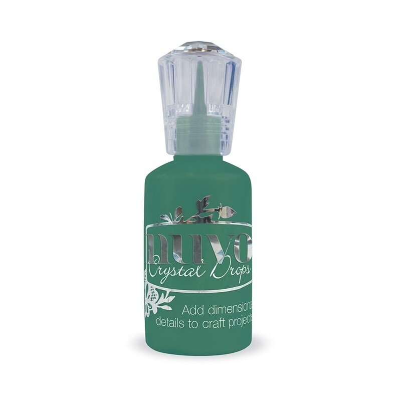 Nuvo Pure Sheen Crystal Drops  GLOSS - WOODLAND GREEN