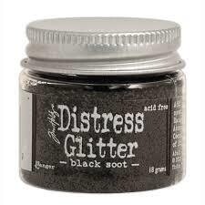 Distress Glitter by Tim Holtz - Black Soot