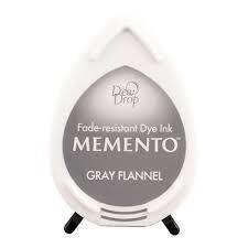 Memento Dew Drop Dye Ink Pads - GRAY FLANNEL