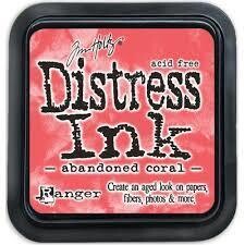 Tim Holtz Distress Ink Pad ABANDONED CORAL