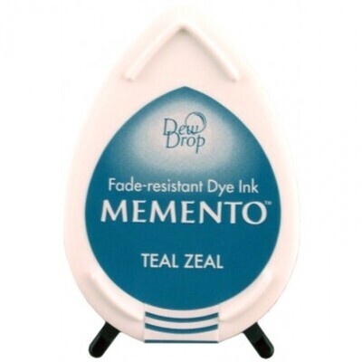 Memento Dew Drop Dye Ink Pads - TEAL ZEAL