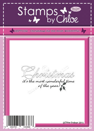 Stamps by Chloe SEPT032 Christmas Is A Wonderful Time