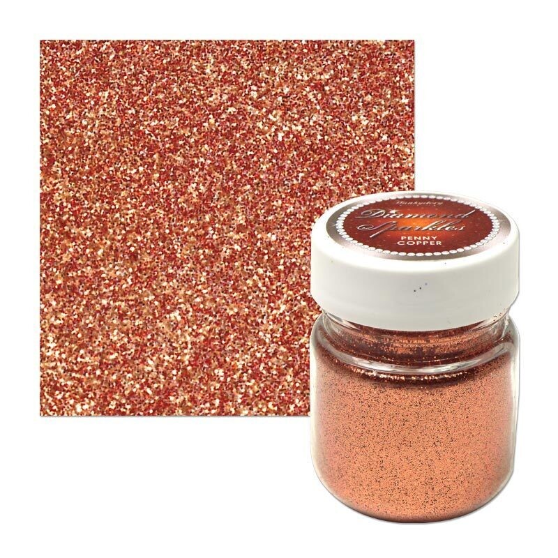 Hunkydorys Diamond Sparkles ULTRA-FINE Glitter - Penny Copper