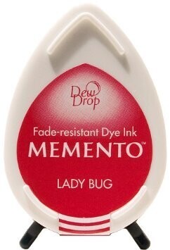 Memento Dew Drop Dye Ink Pads - LADY BUG