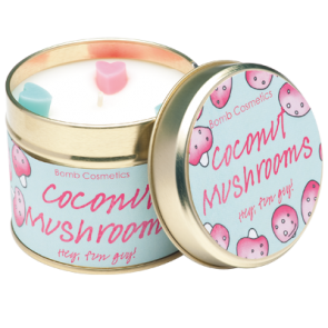 Bomb Cosmetics - Tinned Candle - COCONUT MUSHROOMS