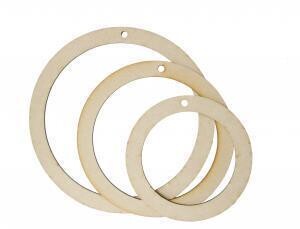 MDF CHRISTMAS WREATHS  x 3 pieces
