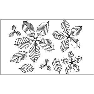 Stamps by Sue Wilson - Pinstriped Poinsettia