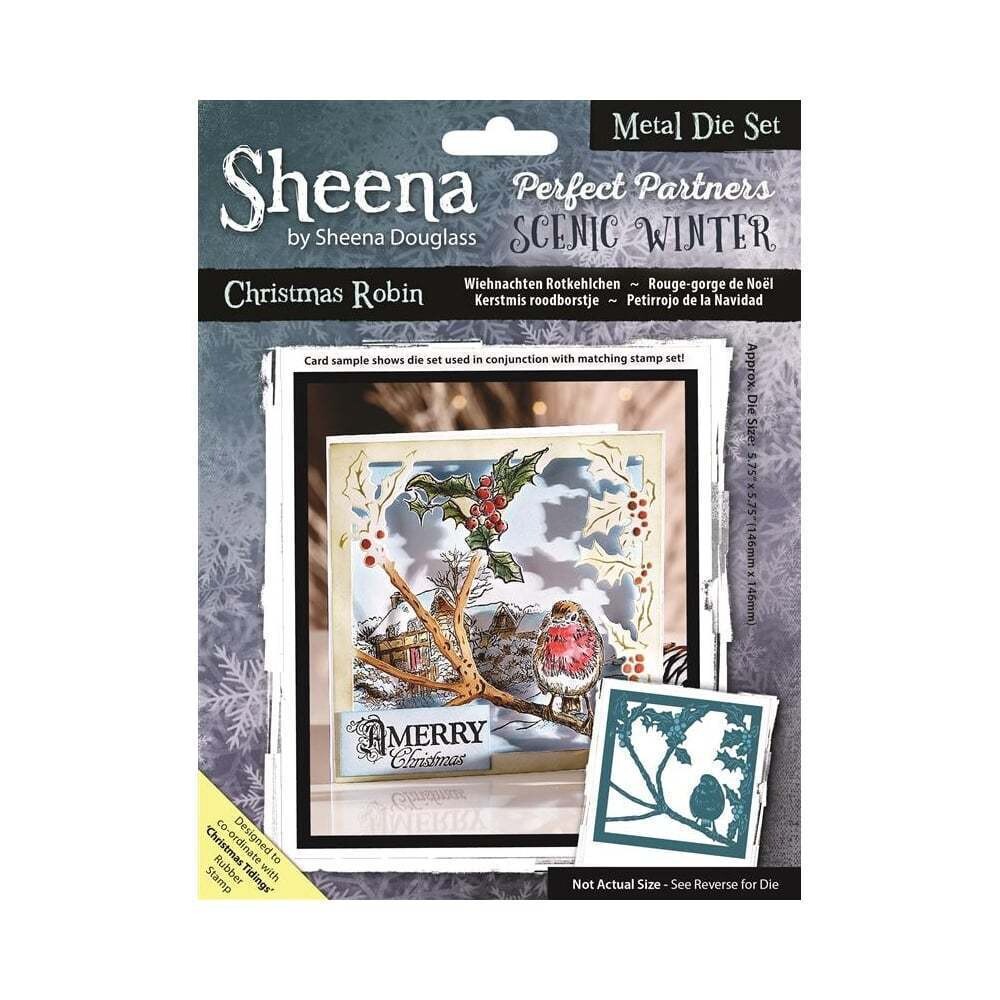 Sheena Douglass Scenic Winter Perfect Partners - CHRISTMAS ROBIN die **HALF PRICE**