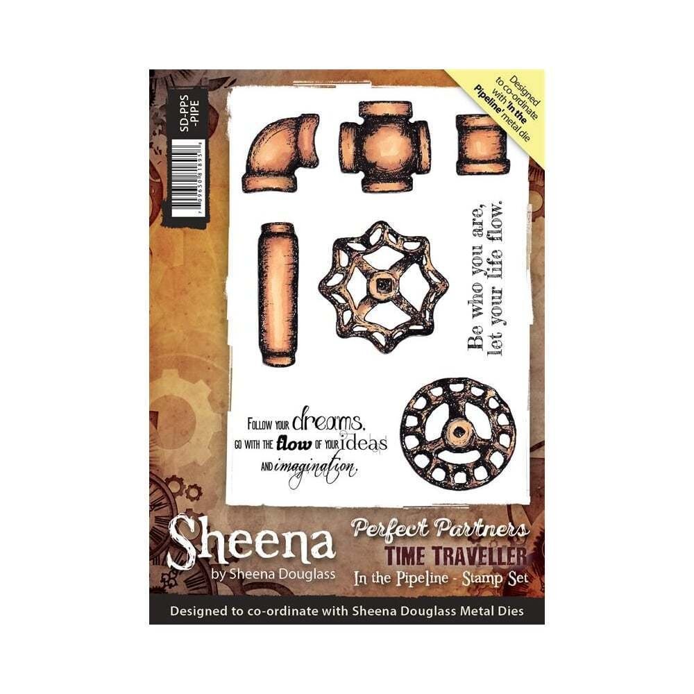 Sheena Douglass Time Traveller A6 Stamp Set - IN THE PIPELINE