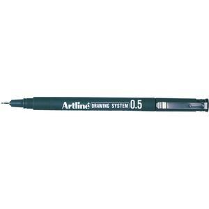 Artline Drawing System - Black Pen 0.5