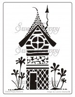 Sweet Poppy Stencil - FAIRY ZEN HOUSE