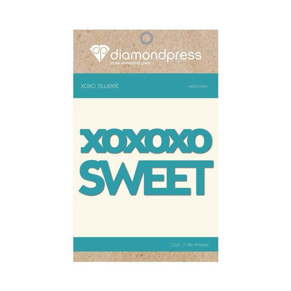 DIAMOND PRESS Words Dies - SWEET XOXO