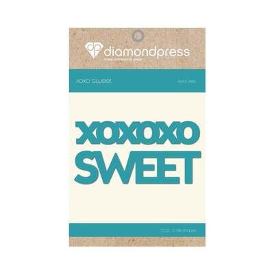 DIAMOND PRESS Words Dies - SWEET XOXO