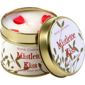 Bomb Cosmetics - Tinned Candle - MISTLETOE KISS