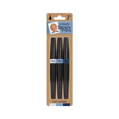 Leonie Pujol - Glitter Pens - FROSTY CHRISTMAS **REDUCED**