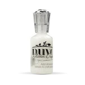 Nuvo Pure Sheen Glitter Drops  - WHITE BLIZZARD