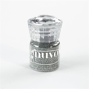 NUVO Glitter Embossing Powders - SILVER MOONLIGHT