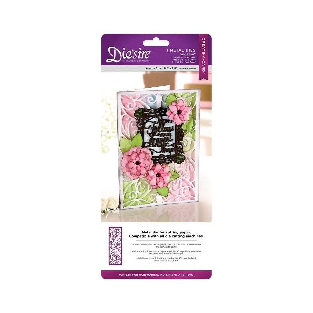 Die&#39;Sire Create A Card Hybrid Dies ART DECO  **HALF PRICE** Last 1