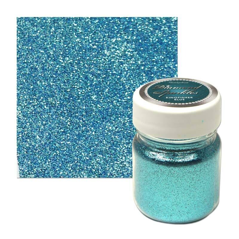 Hunkydorys Diamond Sparkles ULTRA-FINE Glitter - Kingfisher Blue