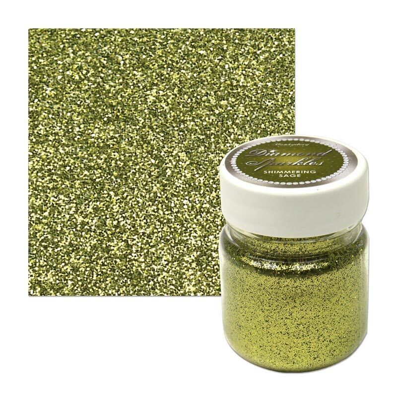 Hunkydorys Diamond Sparkles ULTRA-FINE Glitter - Shimmering Sage