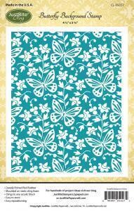 Just Rite Backround Stamp - BUTTERFLY