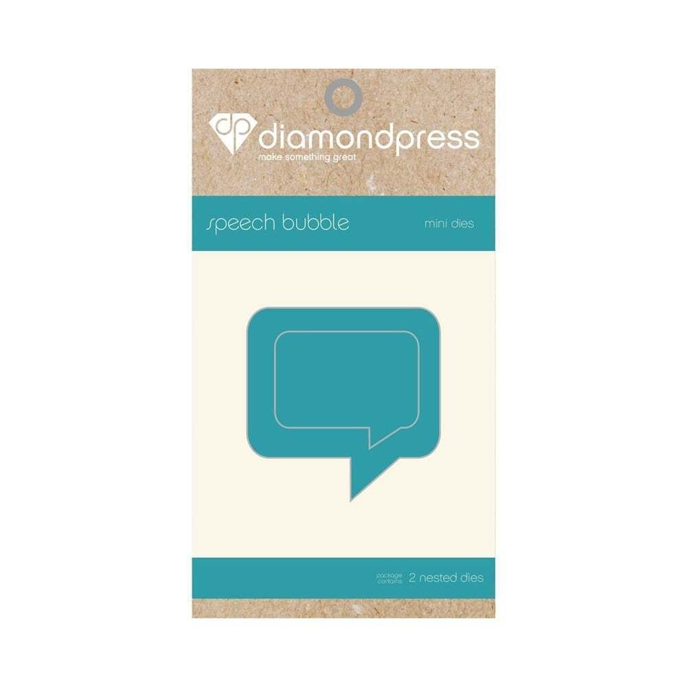 DIAMOND PRESS Mini Dies - SPEECH BUBBLES