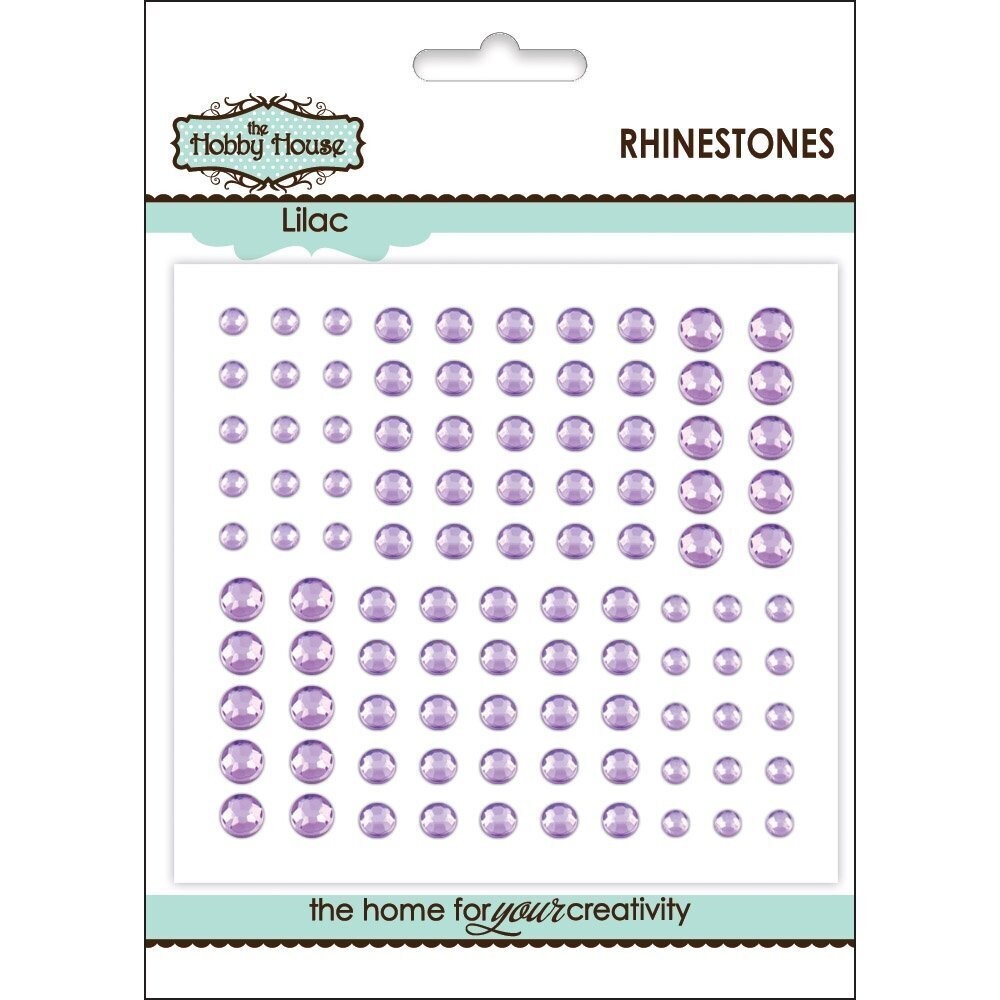 The Hobby House Rhinestones Assorted - LILAC