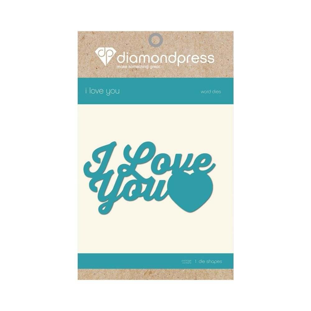 DIAMOND PRESS Words Dies - I LOVE YOU