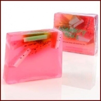 Bomb Cosmetics - Soap Slice - STRAWBERRY FIELDS