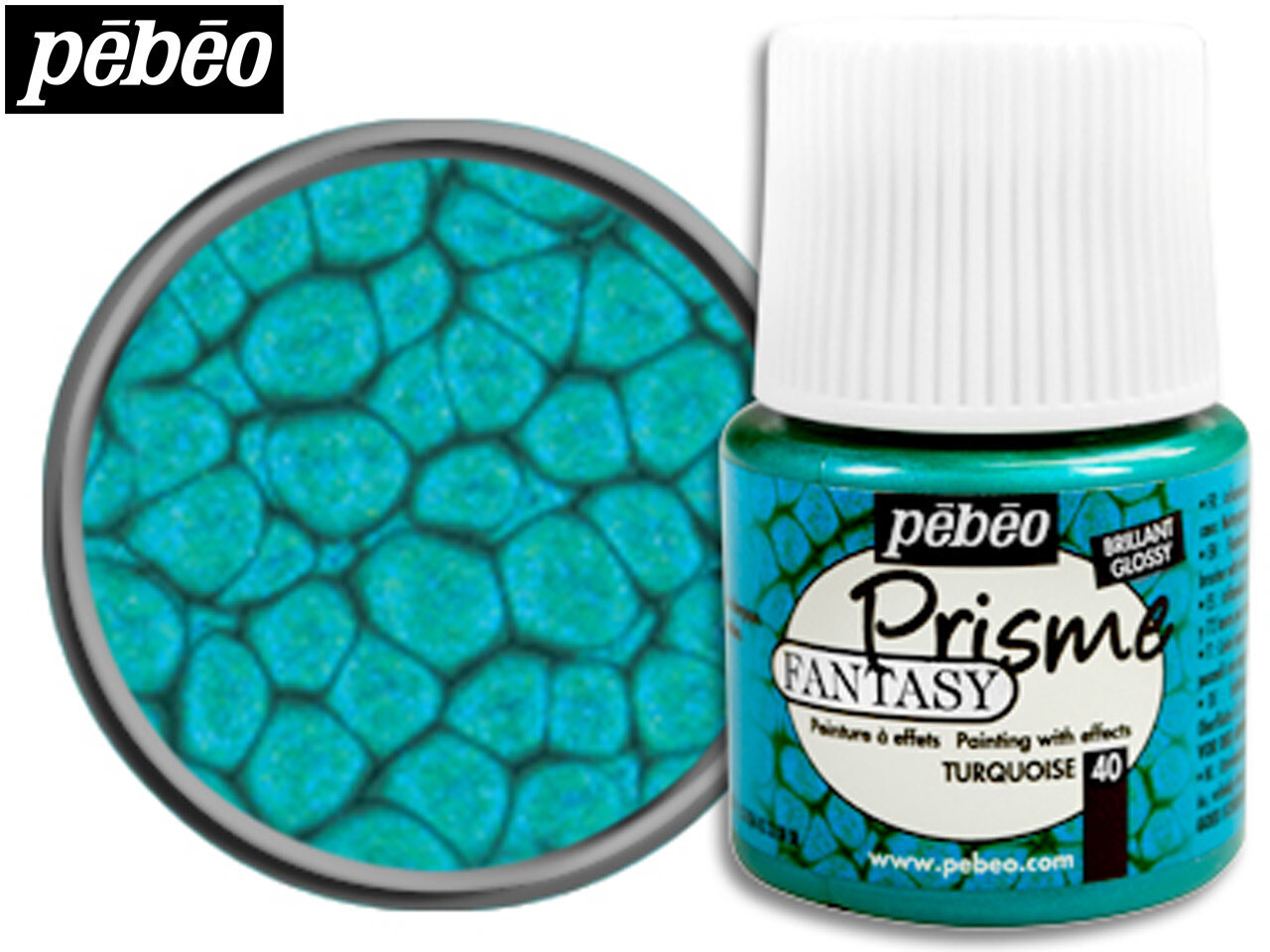 Pebeo Fantasy Prisme Paint - TURQUOISE (40) 45ml