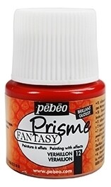 Pebeo Fantasy Prisme Paint - VERMILION (12) 45ml