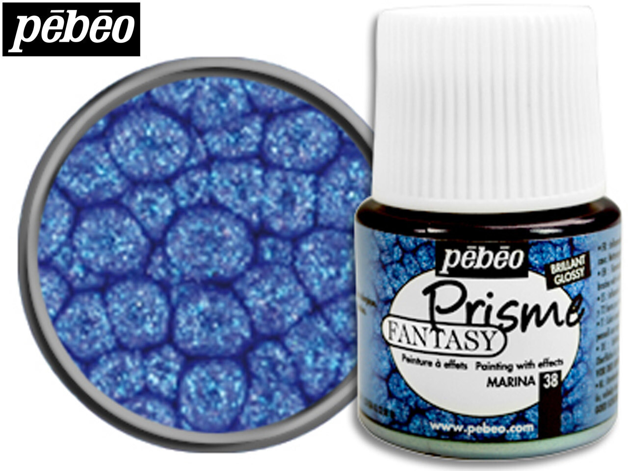 Pebeo Fantasy Prisme Paint - MARINA (38) 45ml